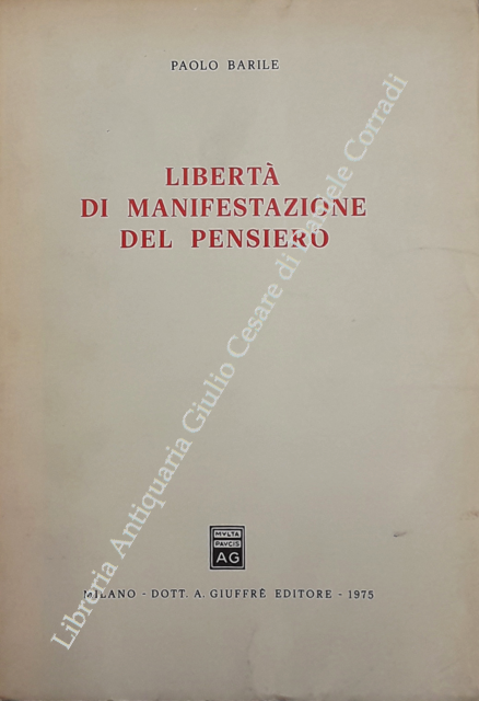 Libertà di manifestazione del pensiero