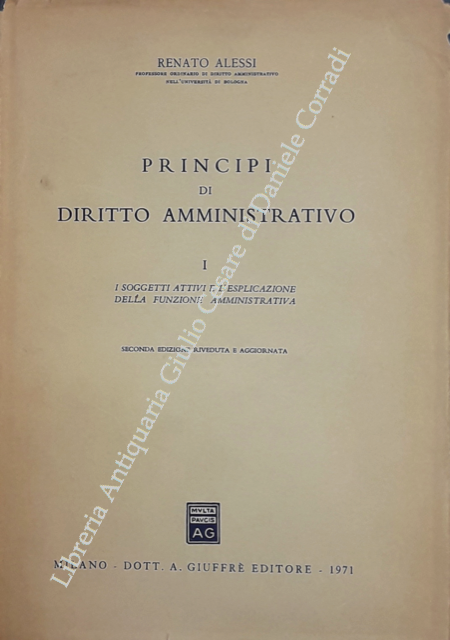 Principi di diritto amministrativo