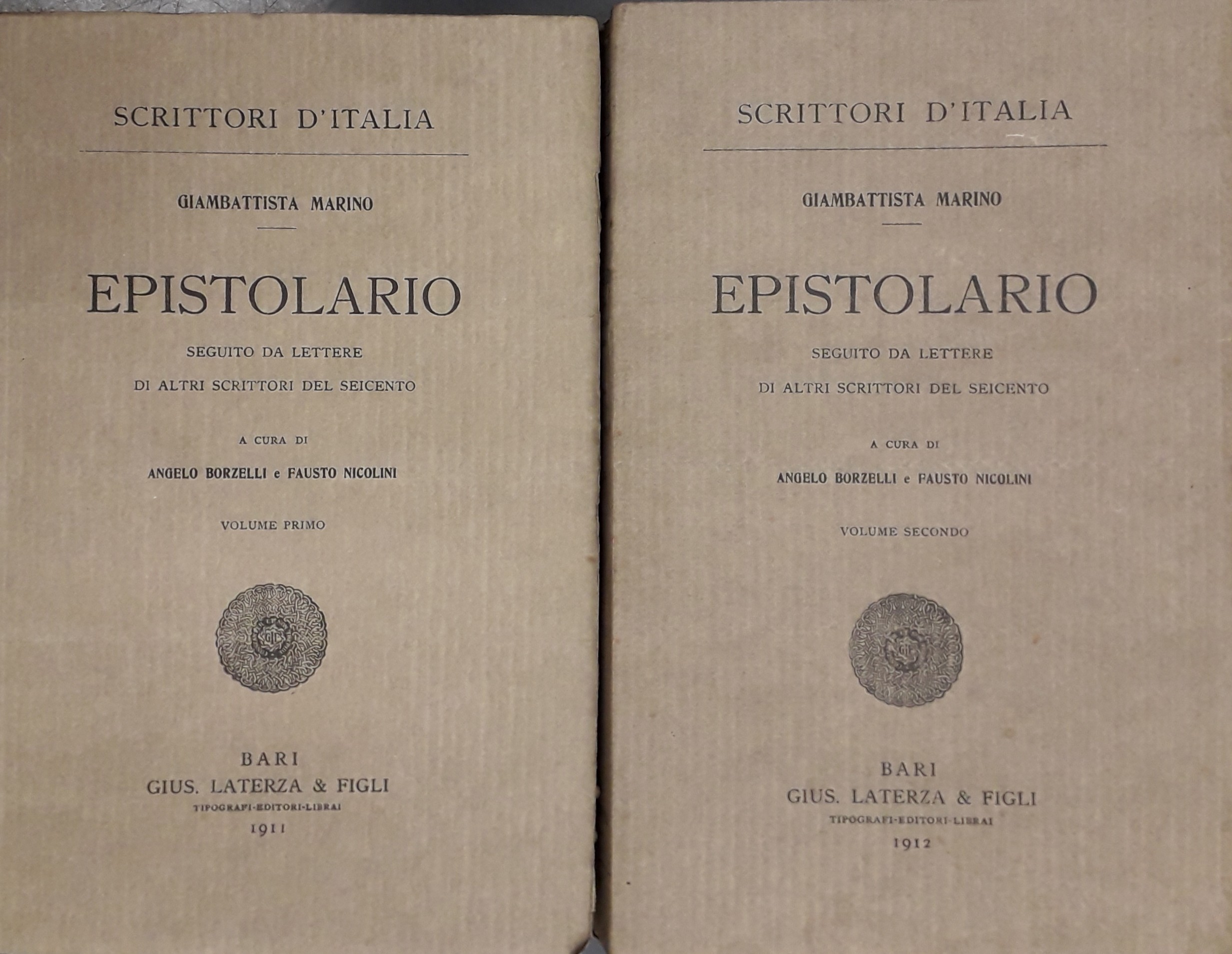 Epistolario seguito da lettere di altri scrittori del Seicento