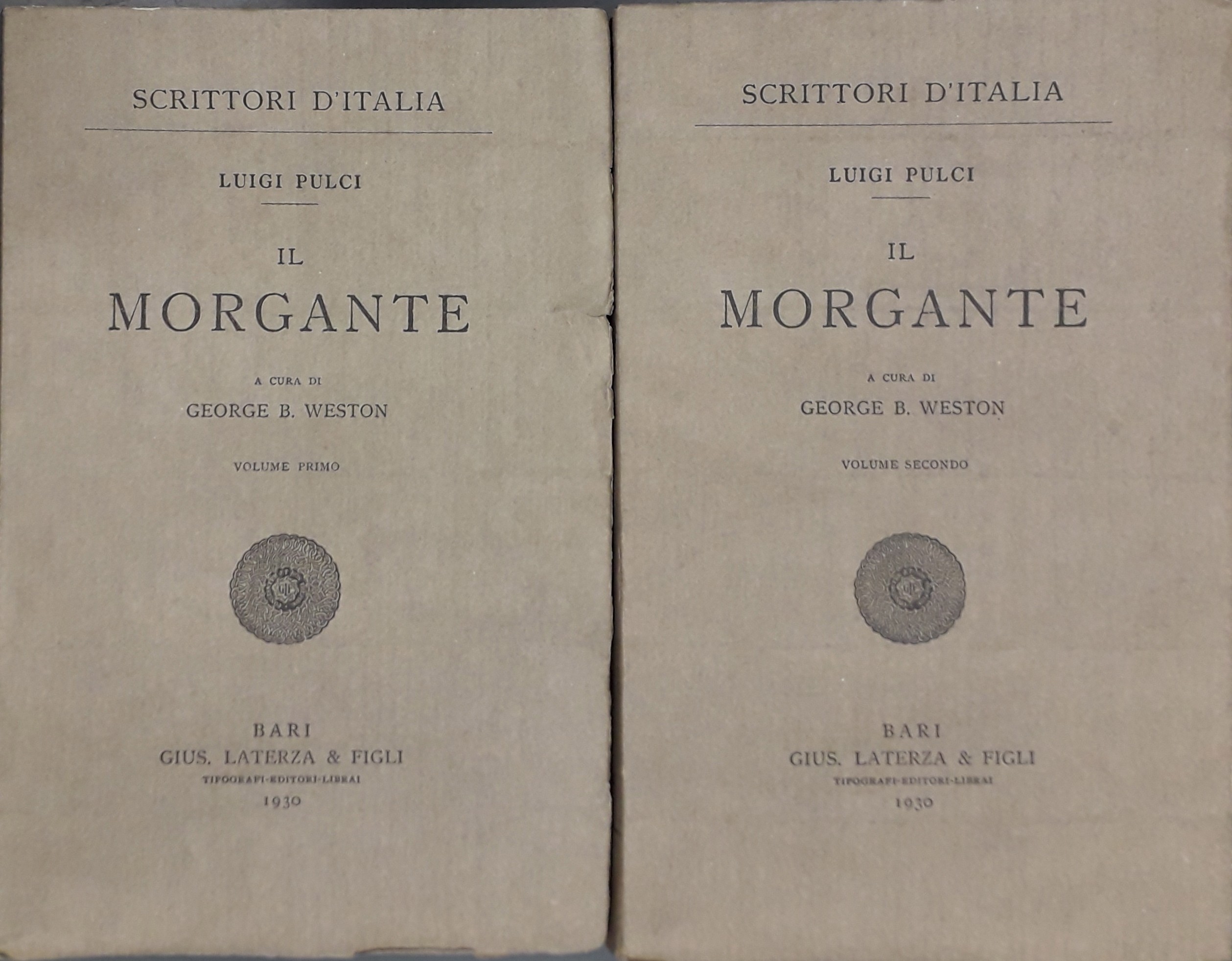 Il Morgante. A cura di George B. Weston