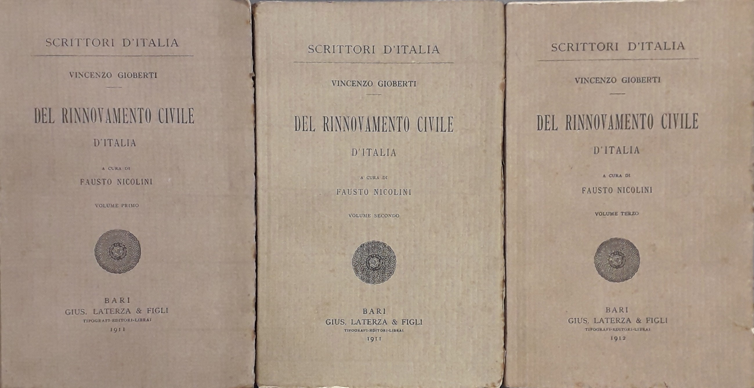 Del rinnovamento civile d'Italia
