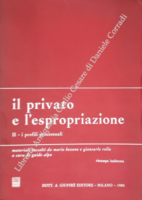 Il privato e l'epropriazione