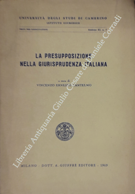 La presupposizione nella giurisprudenza italiana