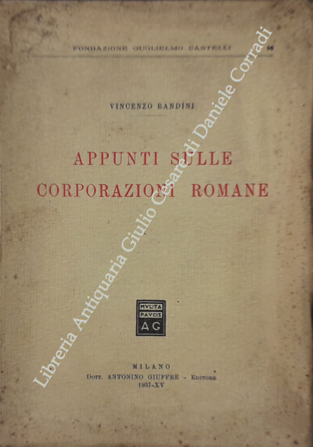 Appunti sulle corporazioni romane