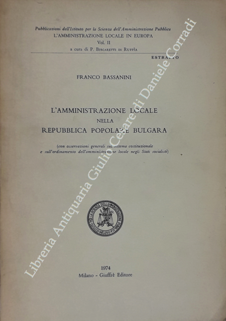 L'amministrazione locale nella Repubblica Popolare
