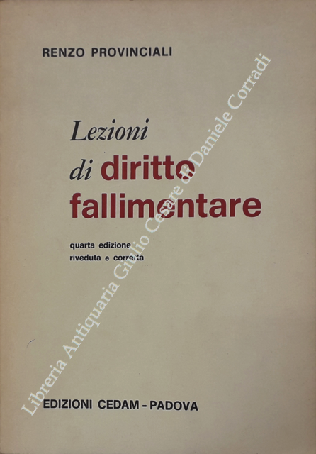 Lezioni di diritto fallimentare