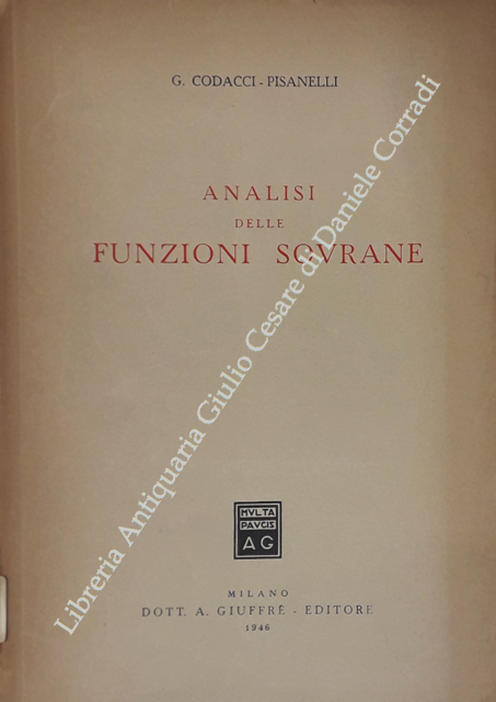 Analisi delle funzioni sovrane