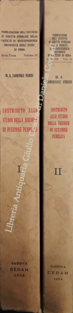 Contributo allo studio della nozione di funzione pubblica