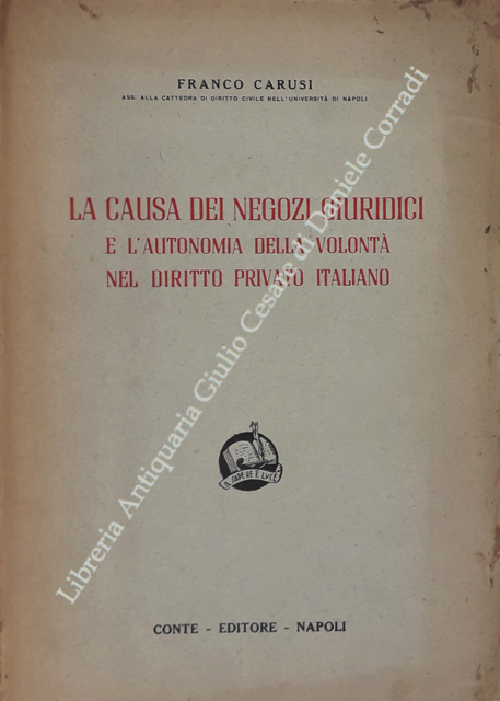 La causa dei negozi giuridici