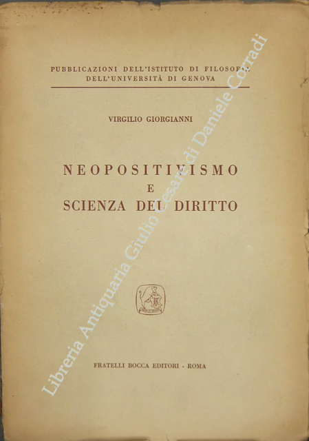 Neopositivismo e scienza del diritto