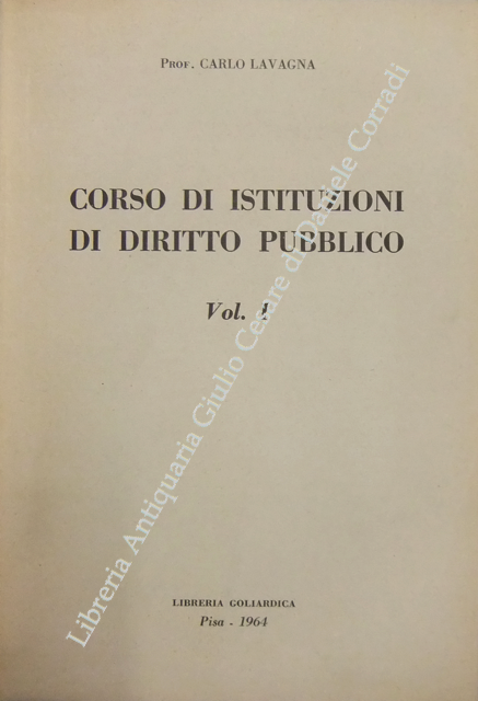 Corso di istituzioni di diritto pubblico
