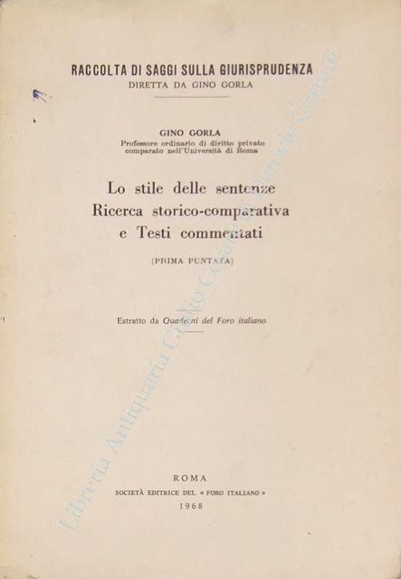 Lo stile delle sentenze