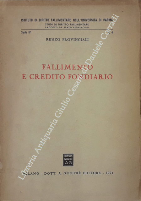 Fallimento e credito fondiario