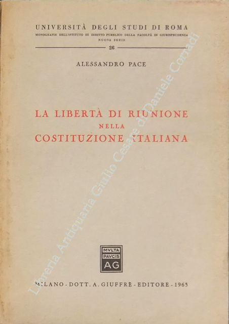 La libertà di riunione nella Costituzione italiana