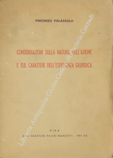 Considerazioni sulla natura dell'azione e sul cara