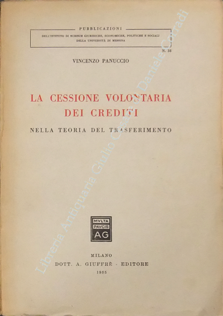 La cessione volontaria dei crediti