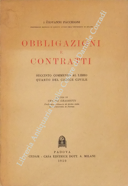 Obbligazioni e contratti
