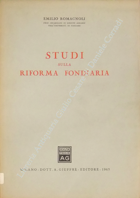 Studi sulla riforma fondiaria