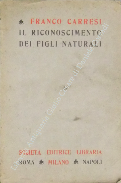 Il riconoscimento dei figli naturali