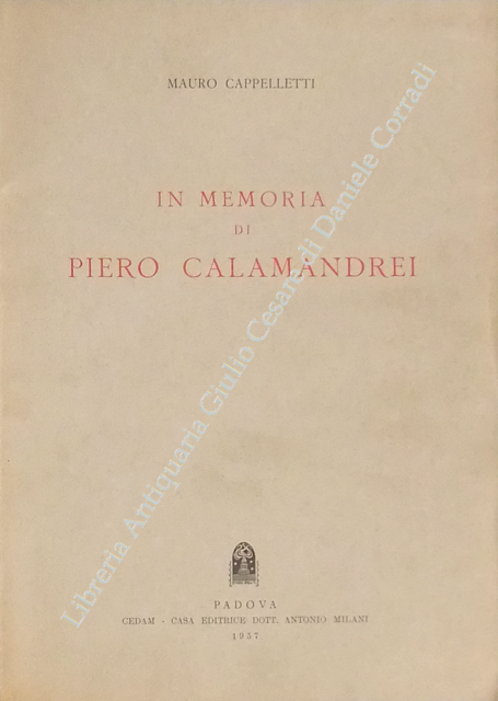 In memoria di Piero Calamandrei