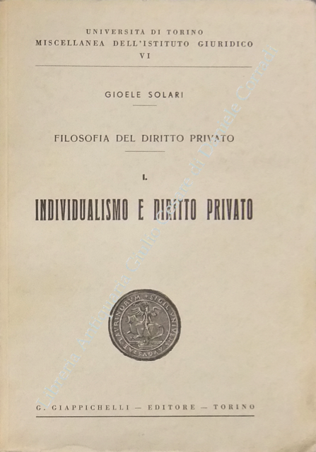 Filosofia del diritto privato