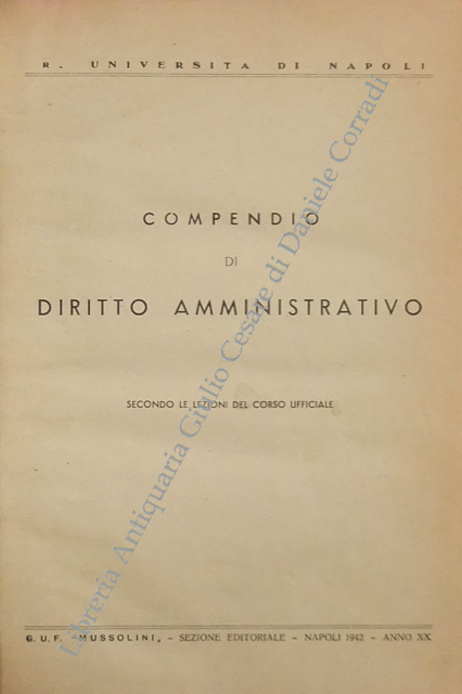 Compendio di diritto amministrativo