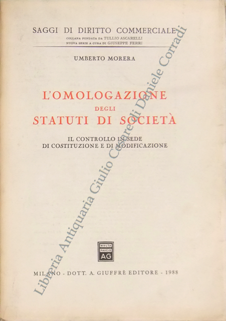 L'omologazione degli statuti di società