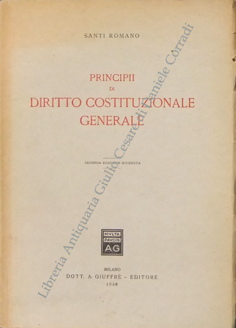Principii di diritto costituzionale generale