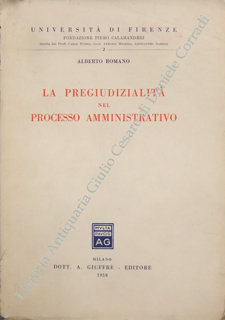 La pregiudizialità nel processo amministrativo