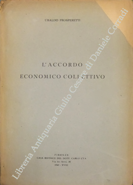 L'accordo economico collettivo