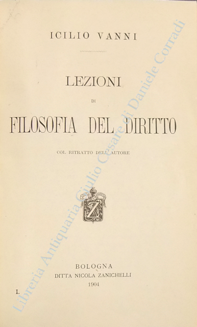 Lezioni di filosofia del diritto