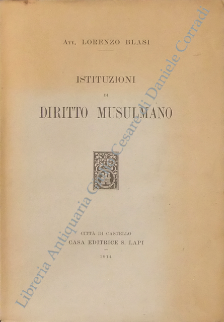 Istituzioni di diritto musulmano