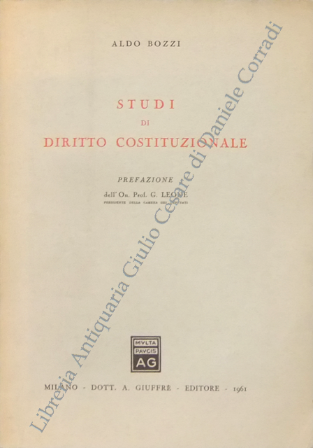 Studi di diritto costituzionale