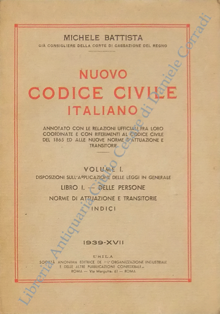 Nuovo Codice Civile Italiano