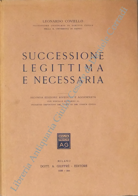 Successione legittima e necessaria