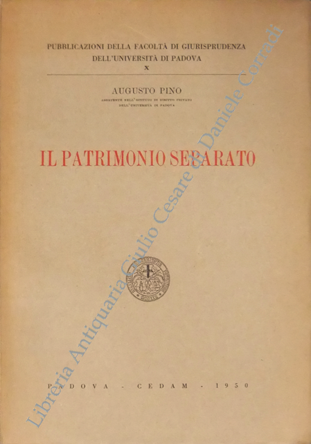 Il patrimonio separato