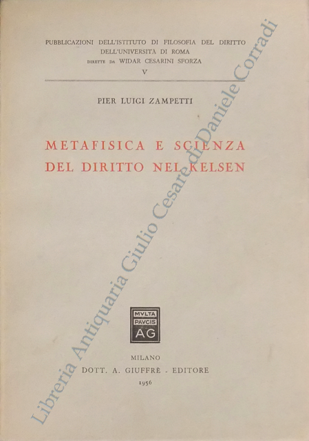 Metafisica e scienza del diritto nel Kelsen