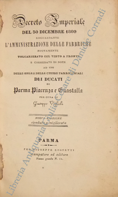 Decreto Imperiale del 30 dicembre 1809