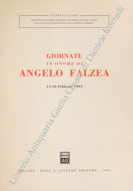 Giornate in onore di Angelo Falzea