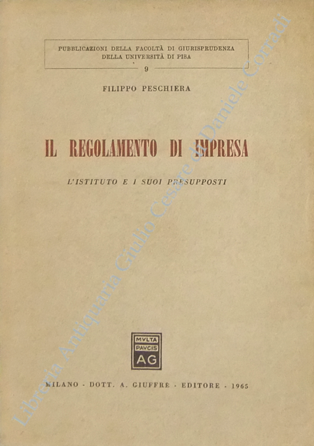 Il regolamento d'impresa