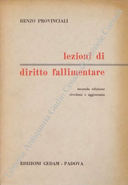 Lezioni di diritto fallimentare