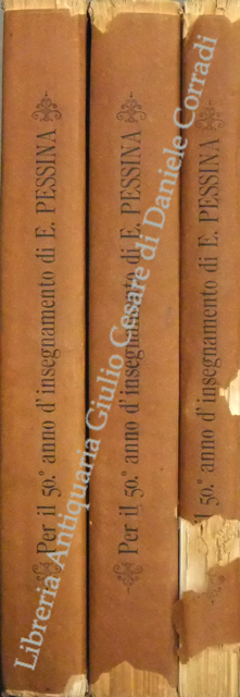 Pel cinquantesimo anno d'insegnamento di Enrico Pessina