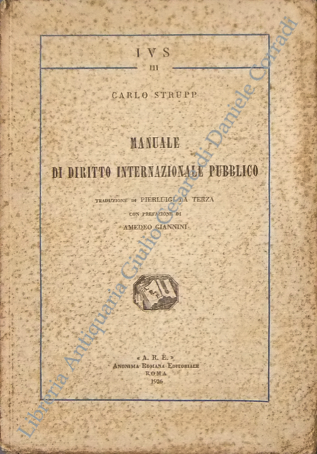 Manuale di diritto internazionale pubblico