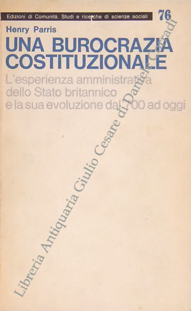 Una burocrazia costituzionale
