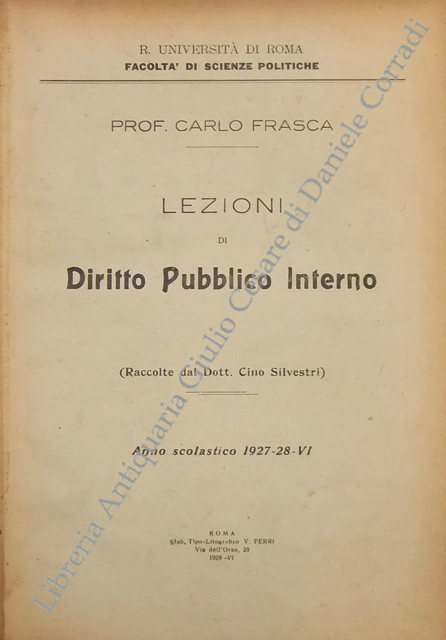 Lezioni di diritto pubblico interno