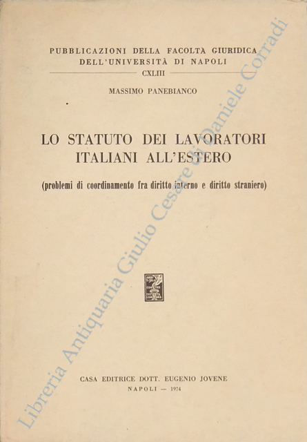 Lo statuto dei lavoratori italiani all'estero