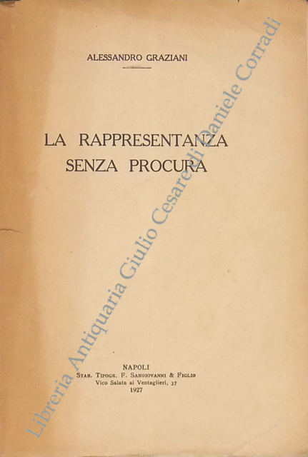 La rappresentanza senza procura
