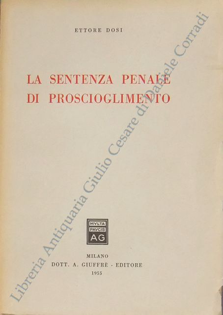 La sentenza penale di proscioglimento