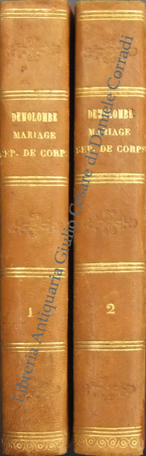 Traite du marriage et de la separation de corps