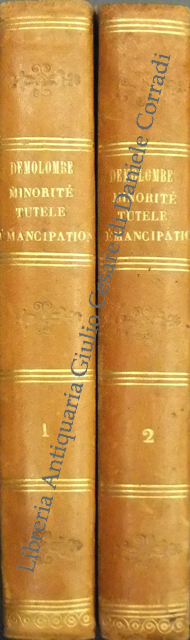 Traite de la minorite, de la tutelle et de l'emancipation